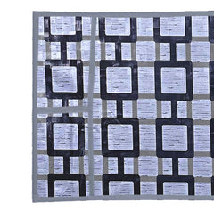 Kuber Industries Checkered Design PVC Microwave Oven Top Cover 23 Liter with Utility 4 Pockets (Grey) - CTKTC040697