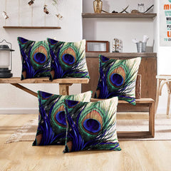 Kuber Industries Cushion Cover|Ractangle Cushion Covers|Sofa Cushion Covers|Cushion Covers 16 inch x 16 inch|Cushion Cover Set of 5|Multicolor