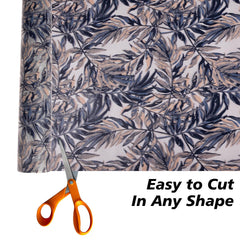 Heart Home Shelf Liner | Kitchen Cabinet Shelf Protector | Kitchen Liners for Cabinets and Drawers | Drawer Liner Mat | Leaf-Design Shelf Liner Roll | Cabinet Mat | 3 MTR | Blue