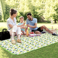 Heart Home Chatai Mat | Foldable Chatai for Travel | Sleeping Mat for Floor | Bedsheet & Mattress Protector | Floor Chatai Mat for Yoga | Chatai for Picnic | Leaf-Design | Green