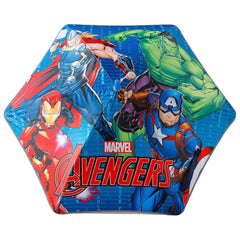 Kuber Industries Marvel Avangers Print Umbrella For Kids|Automatic Umbrella For Rain (Multi) (Pack Of 4)