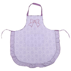 Kuber Industries Cotton 3 Pieces Apron with Front Pocket (Purple), CTKTC13833