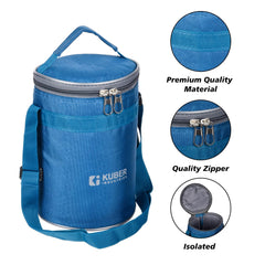 Heart Home Lunch Bag|Lunch Bag for Office|Lunch Bag for College|Reusable Lunch Bag|Lunch Bag for Adults|Lunch Bag with Handle|Insulated Lunch Bag|Sky Blue
