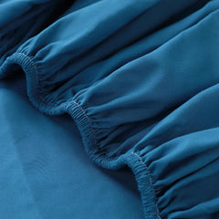 Kuber Industries single Bed Mattress ProtectorBed Protecter with Elastic 120x200 CM-Pack of 2 (Blue)