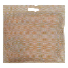 Heart Home Non-Woven Wardrobe Organizer/Gift Bags/Storage Bag For Store Saree, Lehenga, Suit With Transparent Window With Handle- Pack of 12 (Brown)