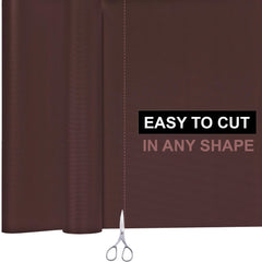 Kuber Industries 2 Pieces Multipurpose Textured Super Strong Anti-Slip Mat Liner,Size 45X150 Cm (1.50 Meter Roll, Brown) - CTKTC40217