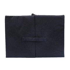 Kuber Industries 3 Piece Non Woven Shirt Stacker Wardrobe Organizer, Black