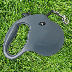 Kuber Industries Retractable Dog Leash|One Button Break with Safety Lock|Automatic & Non-Slip Handle|WINDOG-1092|Soft Padded Handle for Comfort Grip|Pet Training & Walking Accessory|Grey (Pack of 2)