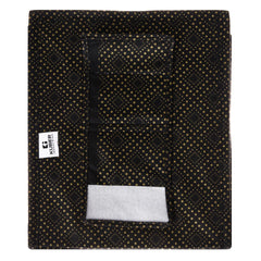 Heart Home Shoe Rack|4 Shelf Foldable Storage Rack|Clothes Hanging Organizer|Shoe Storage Organizer|Closet Organizer with Velcro|Shoe Rack Golden-Dot|Black