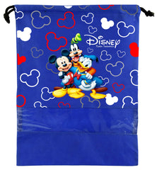 Kuber Industries Portable Travel Shoe Bags Dust-proof Shoe Organizer Space Saving Storage Bags, Disney Print (Set of 6,Royal Blue & Red) -HS_35_KUBMARTS18022