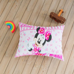 Heart Home Disney Minnie Pillow Cover | Silk Pillow Cover | Soft Pillow Cover | Luxurious Pillow Cover For Home | Set of 2 | 16x24 Inch | Pink