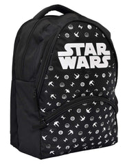 Fun Homes Star Wars Print 17 inch Polyster Waterproof Office Bag,School Bag,College Bag,Unisex Travel Backpack,Black