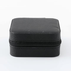 Homestic Pack of 1 Mini Jewelry Box | Travel Jewellery Organizer Storage Box | Portable Case for Rings Earrings | Portable Jewelry Organizer | Proposal Gifts for Women Girl |YXX-023BK | Black