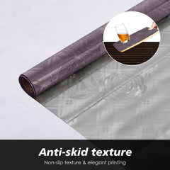 Heart Home Shelf Liner | Kitchen Cabinet Shelf Protector | Kitchen Liners for Cabinets and Drawers | Drawer Liner Mat | Self Shining Shelf Liner Cabinet Mat | 3 MTR | Brown