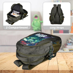 Heart Home Marvel The Big Guy Hulk School Bags | Kids School Bags | Student Bookbag | Travel Backpack | School Bag for Girls & Boys | School Bag with 3 Compartments | Green