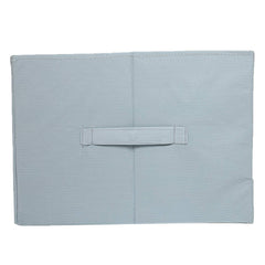 Kuber Industries Non-Woven Foldable Shirt Stacker|Cloth Wardrobe Organizer|Size 40 x 25 x 24 CM|Pack of 2 (Grey and Blue)