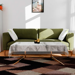 Heart Home Table Cover | PVC Dining Table Cover | Table Cloth | Center Table Cover | Table Cover for Kitchen Table | Marble Table Cover for Hall Décor | 48x60 Inch | Gray