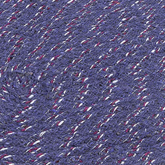 Kuber Industries Cotton Oval Door Mat for Porch/Kitchen/Bathroom/Laundry Room,(Blue) 54KM3956 Standard