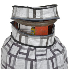 Kuber Industries Square Printed PVC Lpg Gas Cylinder Cover, Maroon & Cram, Standard (HS43KUBMART025625)