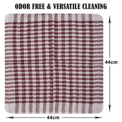 Kuber Industries Duster | Wet Dry Cleaning Napkin | Cotton Kitchen Duster | 300 GSM Kitchen Cleaning Clothes | Pocha for Kitchen | Car | Desk | Fan | Set of 24 | 101 | Maroon