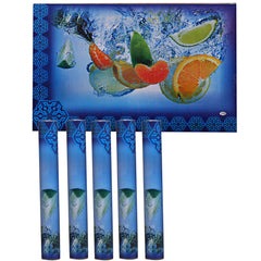 Kuber Industries PVC 6 Pieces Reversible Dining Table Placemat Set (Multi) -CTLTC11315