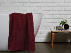 Kuber Industries 100% Cotton 2 Pieces Bath Towel 27" x54” (Maroon) -CTKTC28929