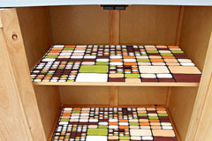 Kuber Industries Exclusive Wardrobe's Shelf Mat,Kitchen Shelf Mat,Drawer Mat in Plastic Sheet Material-10 Mtr Roll (Reversible Can Be Used in Both Sides) Product Code-Shm03 (CTKSIS126) (Multi)