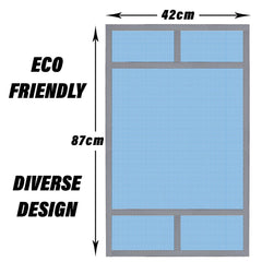 Heart Home Oven Top Cover | Microwave Oven Top Cover | Microwave Cover with 4 Utility Pockets | Oven Cover for Kitchen Décor | Sunflower Oven Top Cover | Blue