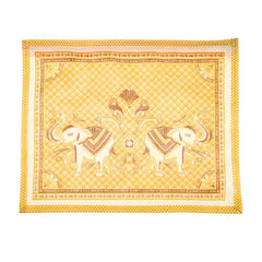 Heart Home Saree Cover | Clothes Storage Bag | Single Packing Saree with Zip Closure | Wardrobe Organizer | Cloth Stoarge Organizer | Elephant Design | Pack of 24 | Cream