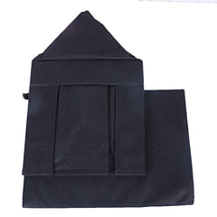 Kuber Industries Non-Woven 2 Pieces Shirt Stacker Wardrobe Organizer (Black & Blue) - CTKTC23251