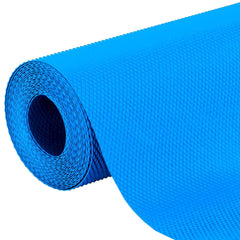 Heart Home Multipurpose, Waterproof, Super Strong, Anti Slip Diamond Textured Mat/Sheet for Kitchen Drawer, Cupboard Shelf, Fridge, Bathroom Shelves Liner-45X150 cm (1.5 Mtr, Blue)-HEART11704