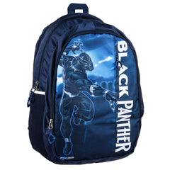 Heart Home Marvel Black Panther School Bags | Kids School Bags | Collage Bookbag | Travel Backpack | School Bag for Girls & Boys | School Bag with 5 Compartments | Include Bag Cover | Blue