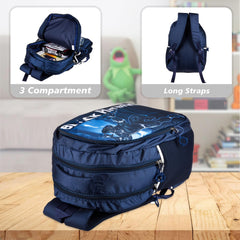 Heart Home Marvel Black Panther School Bags | Kids School Bags | Collage Bookbag | Travel Backpack | School Bag for Girls & Boys | School Bag with 5 Compartments | Include Bag Cover | Blue