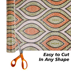 Heart Home Shelf Liner | Kitchen Cabinet Shelf Protector | Kitchen Liners for Cabinets and Drawers | Drawer Liner Mat | Zig Zag Gripper Shelf Liner Roll | Cabinet Mat | 3 MTR | Pack of 3 | Green