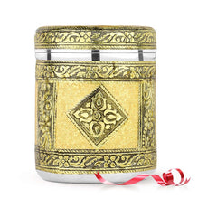 Kuber Industries 1200ml Silver Crafted Stainless Steel Containers for Kitchen with Lid | Aesthetic Multipurpose Storage Canister for Kitchen Organizer | Steel Dabba/Box for home | Silver