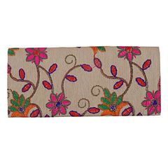 Kuber Industries Embroidery Silk 3 Pieces Money Envelope for Shagun Wedding (Multi)