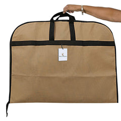 Kuber Industries Foldable 12 Piece Non Woven Coat Cover, Maroon and Brown