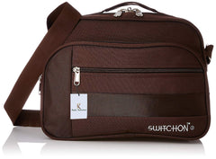 Kuber Industries Canvas Sling Bag For Men|Brown|