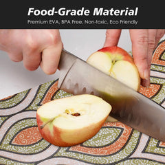 Heart Home Shelf Liner | Kitchen Cabinet Shelf Protector | Kitchen Liners for Cabinets and Drawers | Drawer Liner Mat | Zig Zag Gripper Shelf Liner Roll | Cabinet Mat | 3 MTR | Pack of 3 | Green