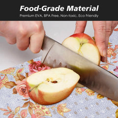 Heart Home Shelf Liner | Kitchen Cabinet Shelf Protector | Kitchen Liners for Cabinets and Drawers | Drawer Liner Mat | Pink Gulab Shelf Liner Cabinet Mat | 5 MTR | Blue