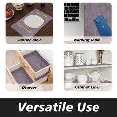 Heart Home Shelf Liner | Kitchen Cabinet Shelf Protector | Kitchen Liners for Cabinets and Drawers | Drawer Liner Mat | Self Shining Shelf Liner Cabinet Mat | 3 MTR | Brown