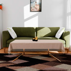 Kuber Industries Dining Table Cover | PVC Table Cloth Cover | 6-Seater Table Cloth | Table Protector Cover | Table Cover for Dining Table | Gulab Table Cover | 60x90 Inch | DTC | Maroon