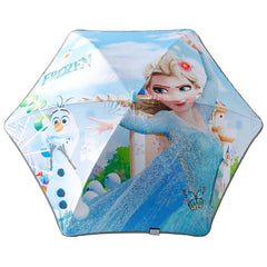 Kuber Industries Disney Frozen Print Umbrella For Kids|Automatic Umbrella For Rain-Pack of 2 (Sky Blue)