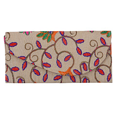 Kuber Industries Embroidery Silk 3 Pieces Money Envelope for Shagun Wedding (Multi)