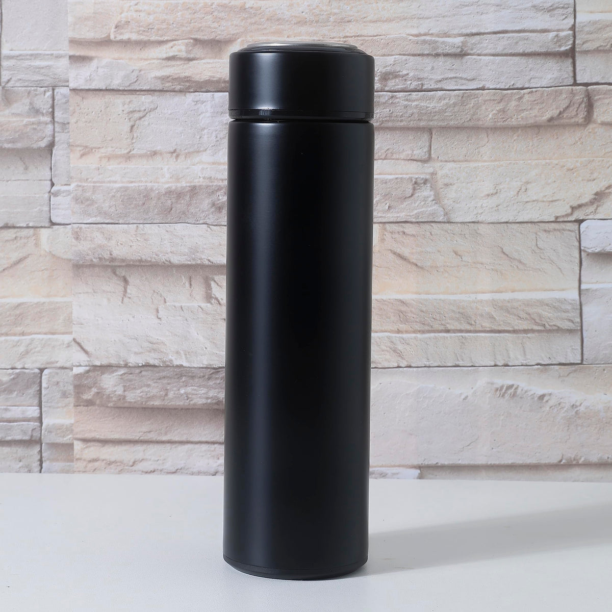 Kuber Industries 1500 ml Flask LeakProof Hot & Cold Stainless Steel Water Bottle | Shatterproof Insulated Thermos Water Bottle for Office, Home & Adults | Black