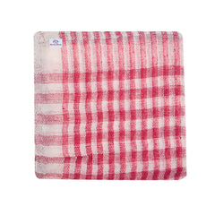 Heart Home Duster | Wet Dry Cleaning Napkin | Cotton Kitchen Duster | 300 GSM Kitchen Cleaning Clothes | Pocha For Kitchen | Car | Desk | Fan | Set of 6 | 101 | Pink