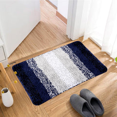 Heart Home Runner | Bedside Runner for Bedroom | Blue Patta Home Decor Runner & Door Mat Combo | Anti-Skid Runner & Door Mat | Runner & Door Mat Set | Set of 2 | Gray