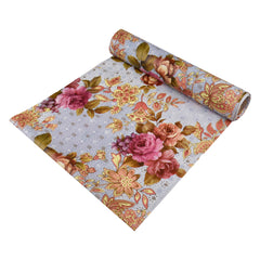 Heart Home Shelf Liner | Kitchen Cabinet Shelf Protector | Kitchen Liners for Cabinets and Drawers | Drawer Liner Mat | Pink Gulab Shelf Liner Cabinet Mat | 5 MTR | Blue