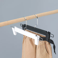 Kuber IndustriesVelvet Cloth Hanger Set of 10 with Chromed Plated Steel Hook (Ivory)