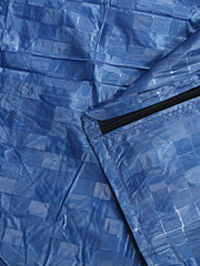 Kuber Industries Cotton 3D Design PVC Front Load Washing Machine Cover - Purple